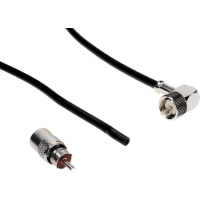 Sirio Omega 27 met DV voet - en coax kabel  95 cm - 27 MHz mobiele antenne